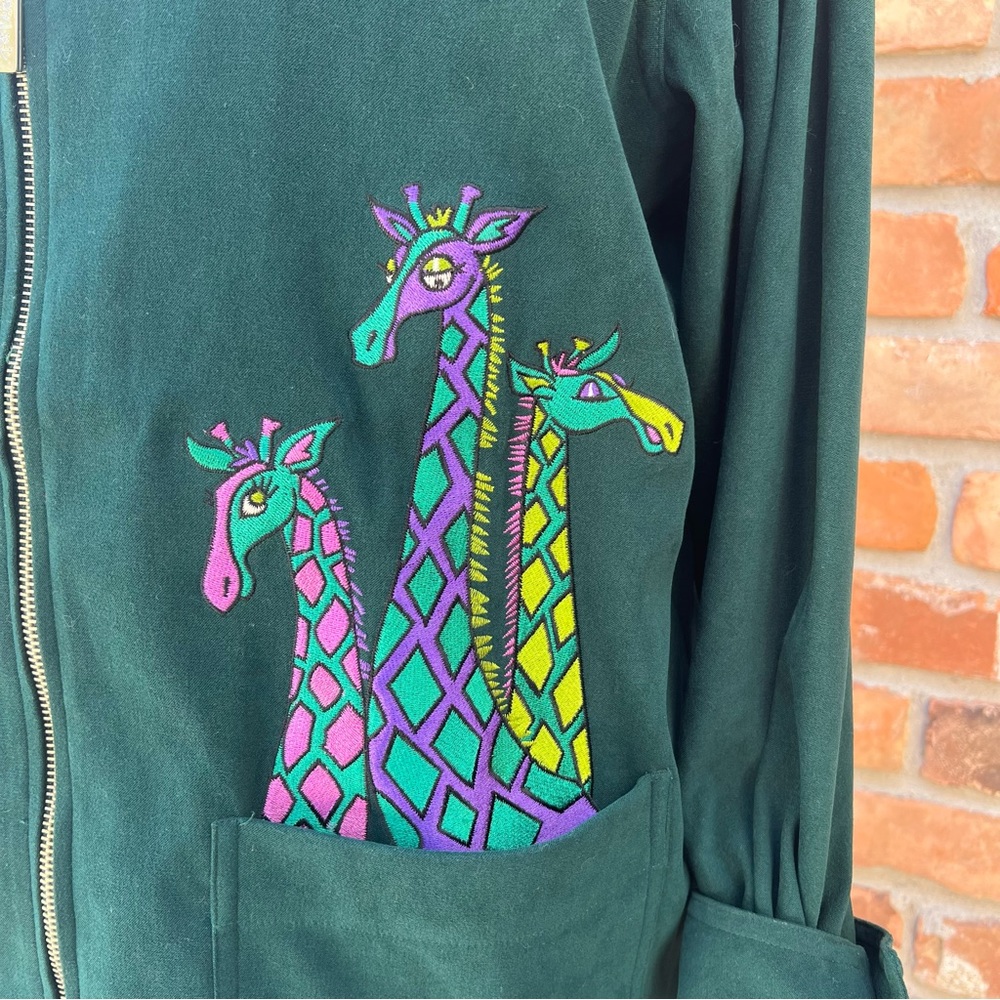 Vintage Bob Mackie Wearable Art Jacket - image 8